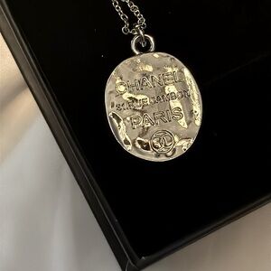 Chanel silver Pendant Necklace
